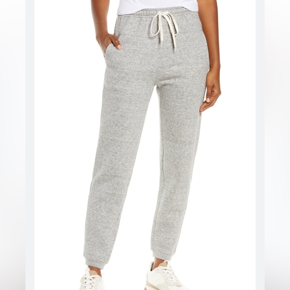 Madewell Betterterry Heather Gray Jogger Sweatpants